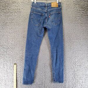 Levis Jeans Mens 27x32 Blue 512 Premium Slim Taper Denim